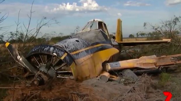 A pilot has crashed in Queensland shortly after take-off and has escaped serious injuries.