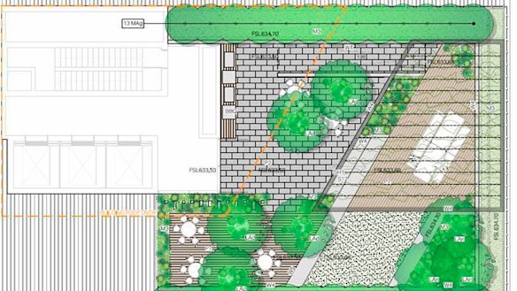 The proposed design for the apartment complex's rooftop terrace. A development application was expected to be lodged for the development in a few weeks.