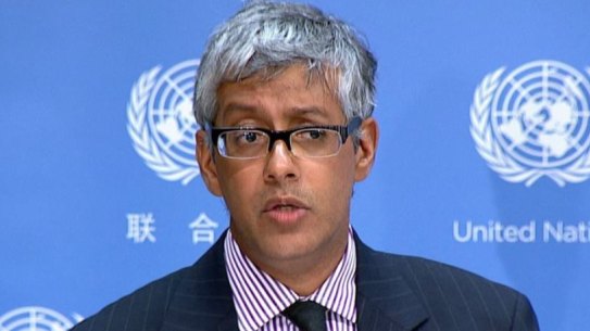 Farhan Haq, Deputy Spokesperson for the UN Secretary-General António Guterres.