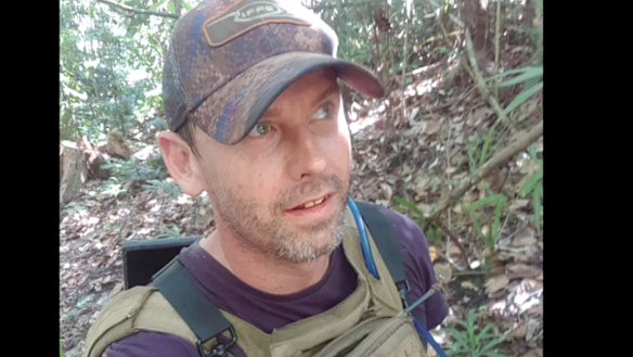 Trent Lee, originally from Newcastle in Australia, in the Solomon Islands.