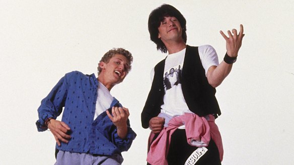 Alex Winter (left) and Keanu Reeves in 1989'S Bill & Ted's Excellent Adventure.