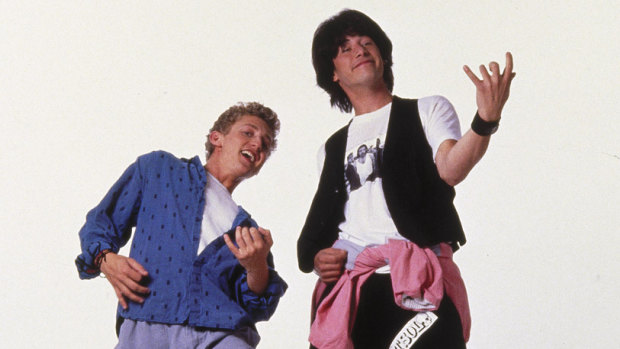 Alex Winter (left) and Keanu Reeves in 1989'S Bill & Ted's Excellent Adventure.