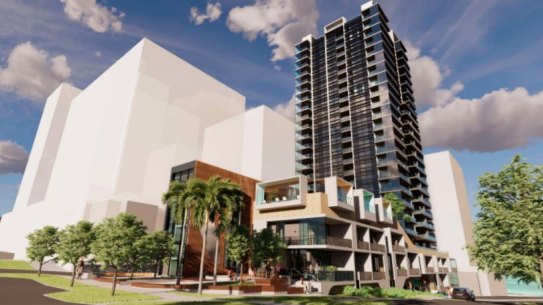 Artist’s impression of the proposal. 