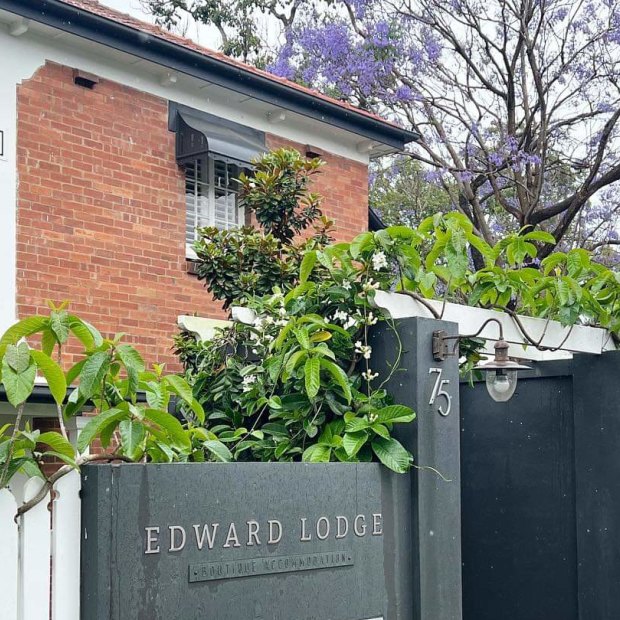 Edward Lodge in New Farm, three kilometres from the Brisbane CBD. 