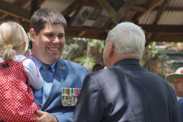 Brent Mickelberg wants Queenslanders to remember the invisible wounds men and women of the armed forces carry with them when they return home.