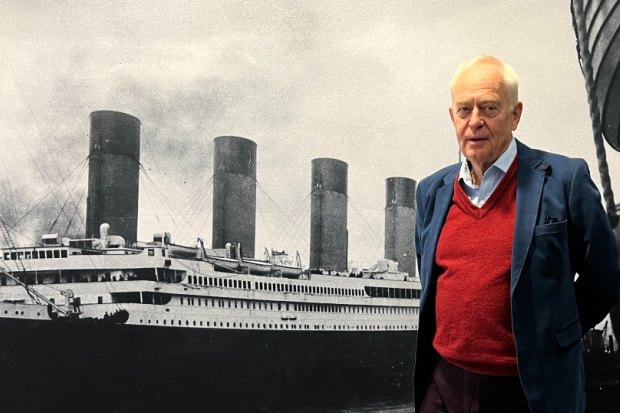 Titanic scholar Claes-Goran Wetterholm in Brisbane for the launch of the exhibition Titanic: The Human Story.