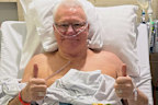 Scott Cam shared photos from his hospital bed and explained knee surgery was the reason he’s been so quiet in the lead up to the launch of Season 22 of The Block. 