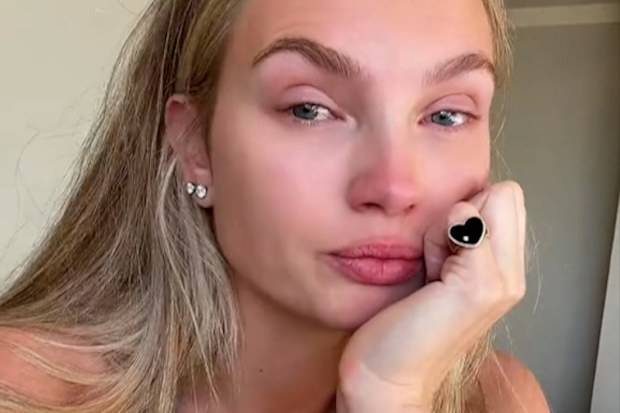 Romee Strijd in a TikTok video