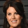 Monica Lewinsky walks off the stage after question about Bill Clinton
