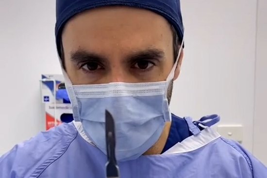 Dr Daniel Aronov was hugely popular on TikTok before his videos were removed.