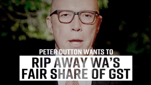 Labor attack ad claims Dutton won’t support WA’s $36.5b GST share