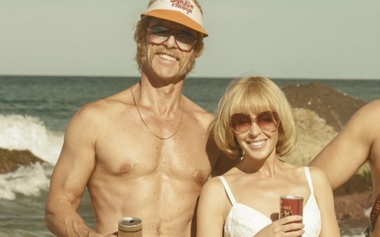Guy Pearce and Kylie Minogue in Swinging Safari, directed by former Bondi resident Stephan Elliott, who now lives in Portugal.