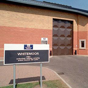 Whitemoor men's prison near March, Cambridgeshire, England.
