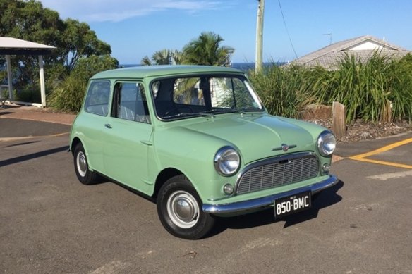 A mini that appears in the Small and Compact exhibition at the Brisbane Motor Museum.
