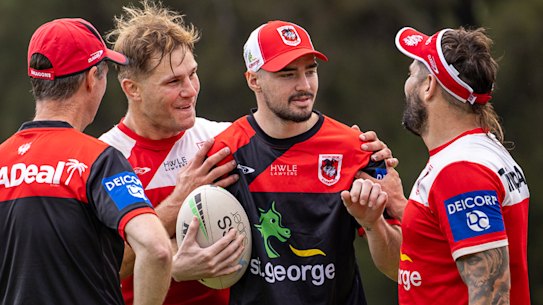 Cody Ramsey back at Dragons training.