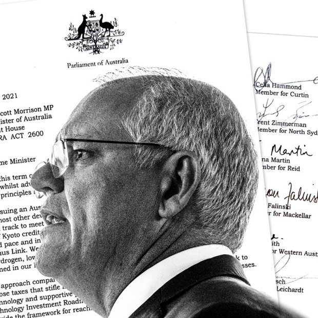 The letter the prime minister, Scott Morrison, did not respond to.