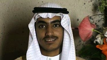 In this image from video released by the CIA, Hamza bin Laden is seen as an adult at his wedding. 