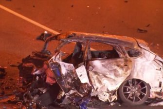 Four people have died after a crash on the Ipswich Motorway.
