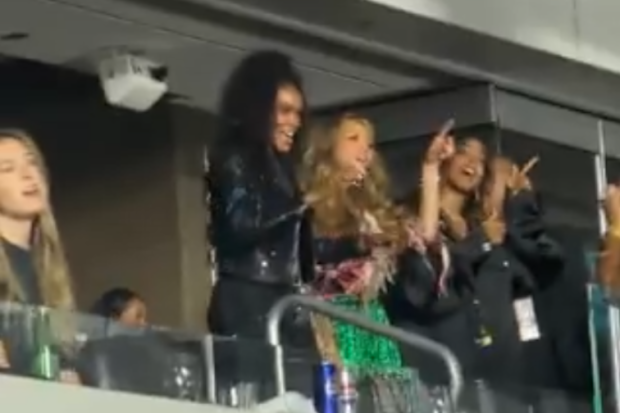 Beyoncé, Kelly Rowland and Michelle Williams reunited at a Jay-Z concert in LA.