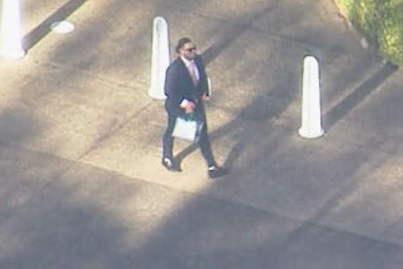 A smiling Salim Mehajer left jail on Friday.