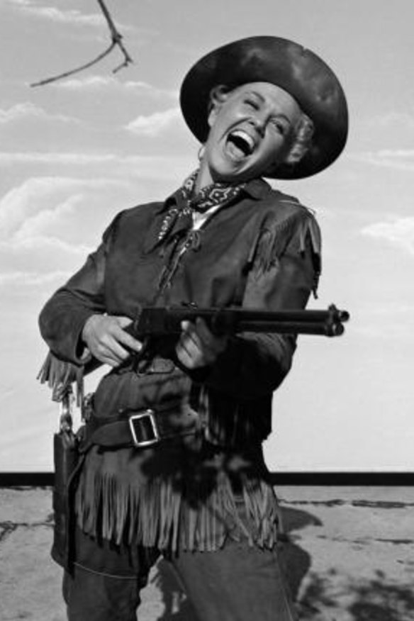 Doris Day in the 1953 screen version of <i>Calamity Jane</i>.