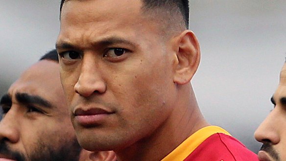 Return as a Dragon ... Israel Folau.
