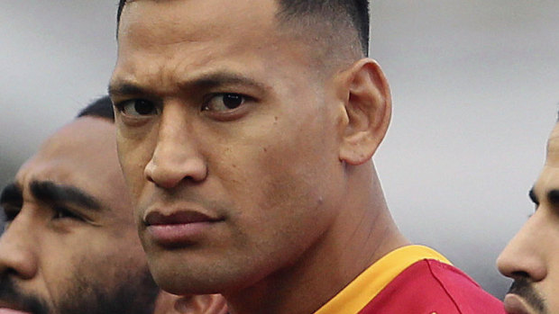 Return as a Dragon ... Israel Folau.
