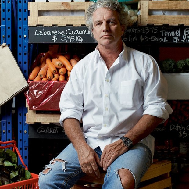 Barry McDonald at his former Fratelli Fresh outlet in Walsh Bay.