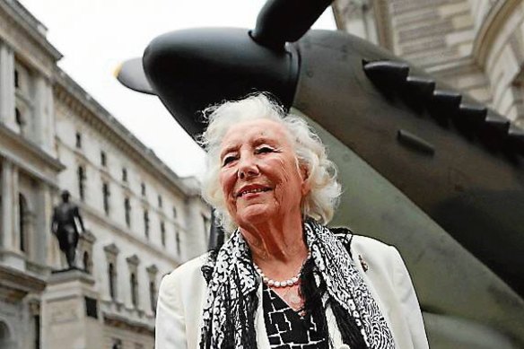 Dame Vera Lynn at a ceremony to mark the 70th anniversary of the Battle of Britain in London in 2010.