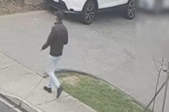 Victoria Police want to identify the man in this CCTV footage.