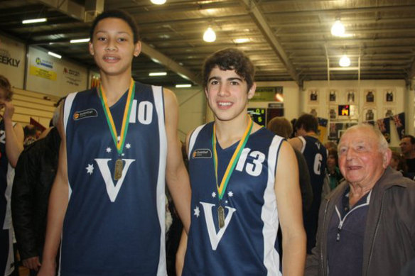 Ben Simmons (left) and Christian Petracca as juniors.