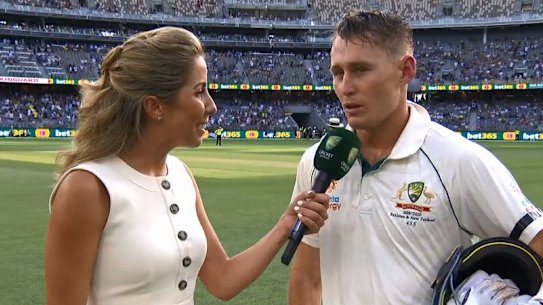 Kath Loughnan interviews Marnus Labuschagne.