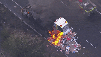 Truck fire closes Sydney’s M5 westbound for afternoon peak