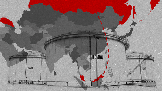 Russian oil products are allegedly being shipped via a major facility in Malaysia that Australian super funds have an indirect interest in.
