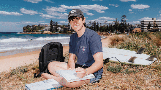 HSC students study for their exams - in different places. 