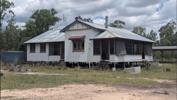 The Wieambilla property where two police officers and a civilian were killed has been listed for sale.