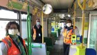 Very few people are riding Melbourne's Yarra Trams during the COVID-19 lockdown. 