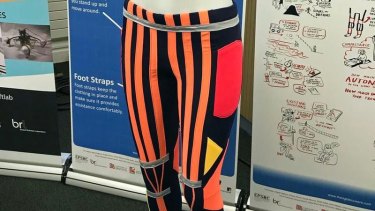 The smart pants contain 'soft robotic' muscles that can help get people moving.