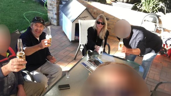 Peter Stojanovic with partner Janine Weiss.