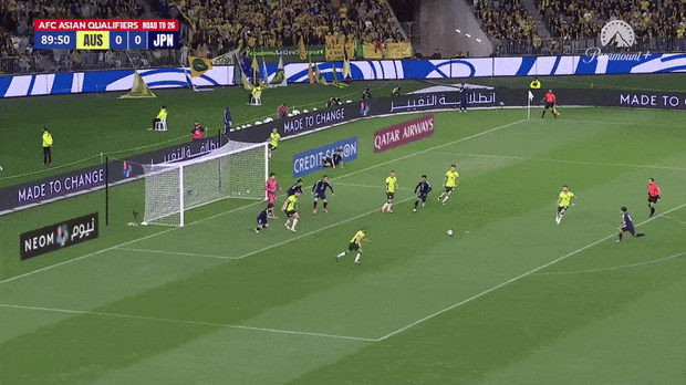 Aziz Behich strikes at the death to put the Socceroos in front and put Australia on the verge of a World Cup berth.