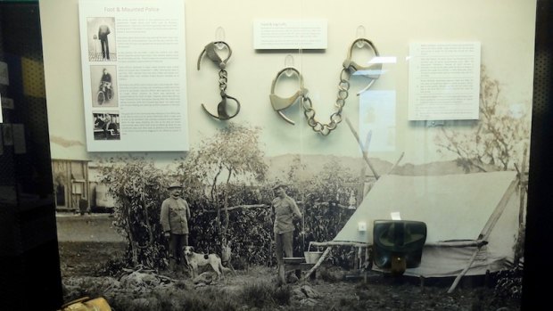 Exhibits at the Queensland Police Museum