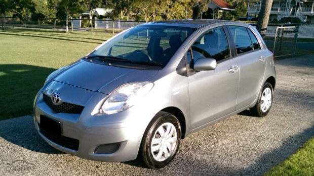 The vehicle involved is believed to be silver, mid-2000s model Toyota Yaris hatch, similar to the car pictured. 