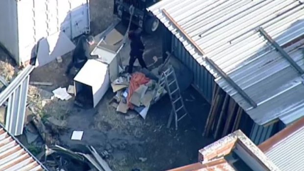 The body was found at a storage unit in South Oakleigh.