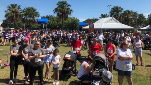 Queenslanders began their five-kilometre walk at Arthur Davis Park at Sandgate where they celebrated afterwards with children's entertainment, live music and food trucks.