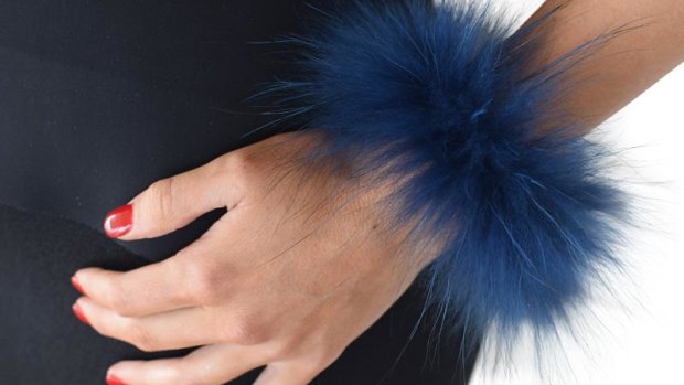 A blue fur cuff sold at Alexandra Australia was tested and found to be  made out of raccoon dog.
