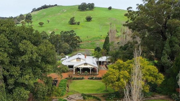This unique grand Australian homestead is currently for sale in the small town of Burekup.