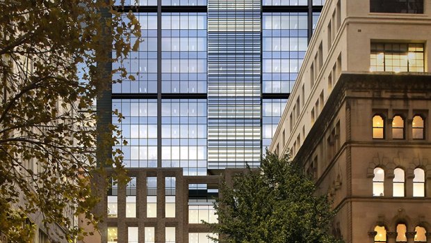 Barrack Place at 151 Clarence Street in Sydney. A new office tower by Investa Office Fund.