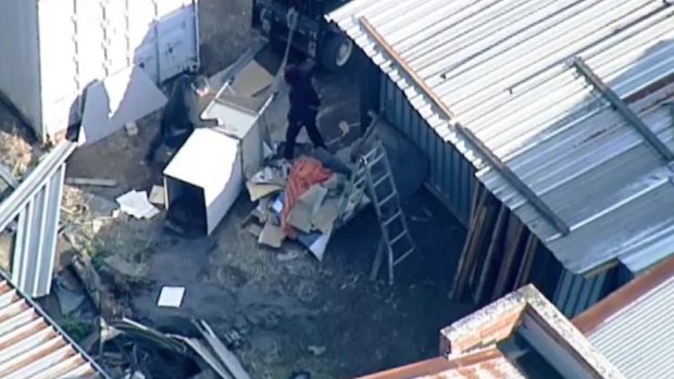 The body was found at a storage unit in Oakleigh South.
