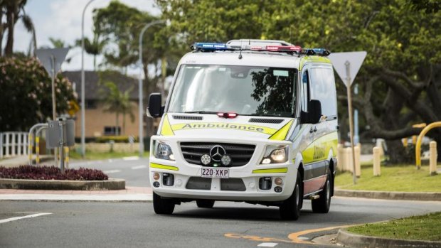 A man has been rushed to hospital after he was stabbed just below his eye in North Rockhampton (file image).