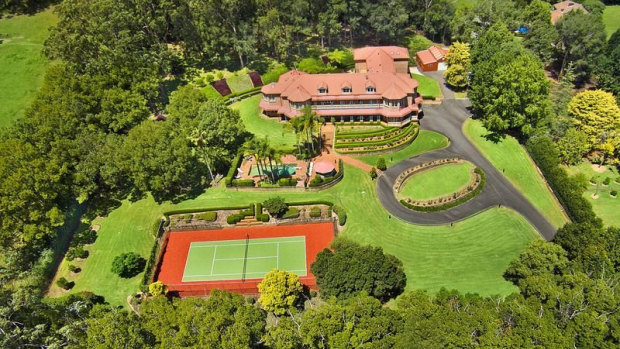 Sam and Maria Fayad’s nine-bedroom country retreat at Matcham, on the Central Coast.